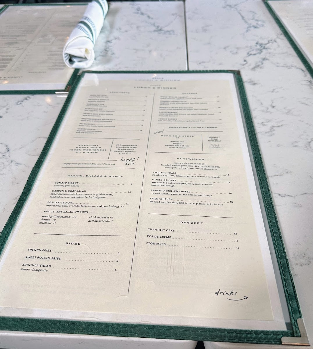 Hank's Austin Menu - Image 6